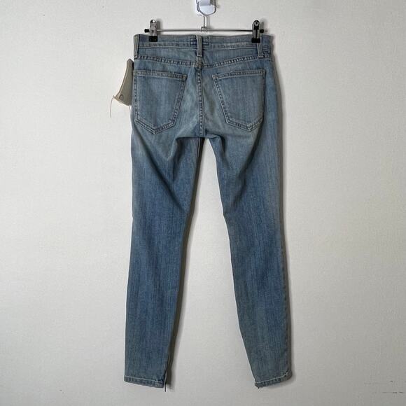 Current/Elliott The Silverlake Zip Skinny Jeans Light Wash Womens Size 24 Waist - Picture 5 of 14